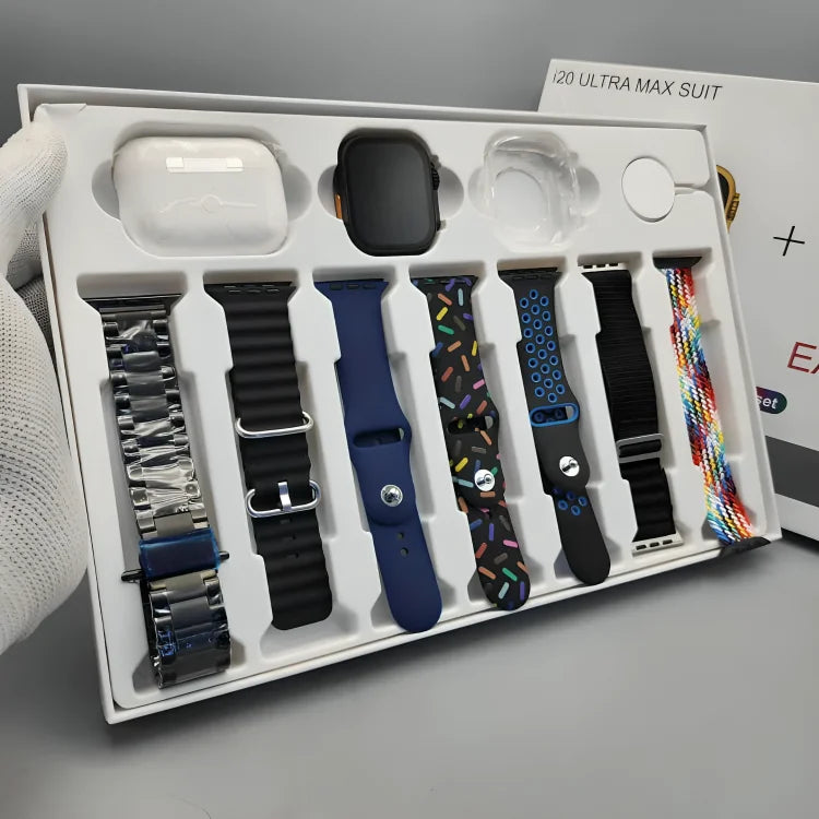 i20 Ultra Max Smart Watch + Airpods