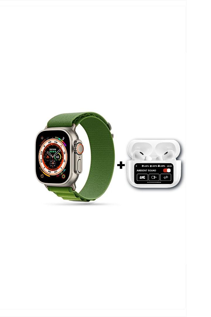Me27 Ultra Watch with Display Airpods