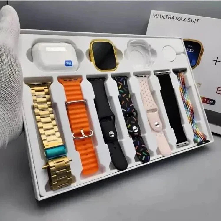 i20 Ultra Max Smart Watch + Airpods